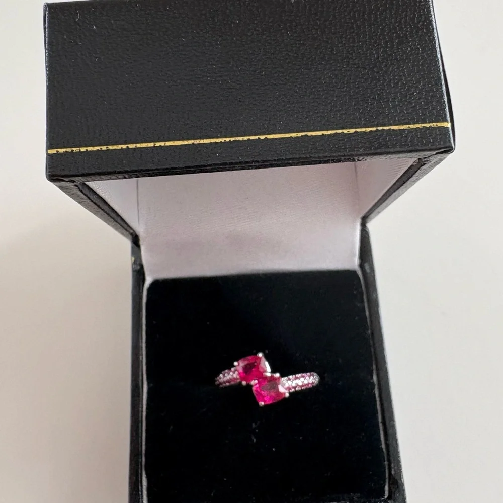 Bomb Party July25 Kids Ring RG12792K Ruby Rhodium Plating
